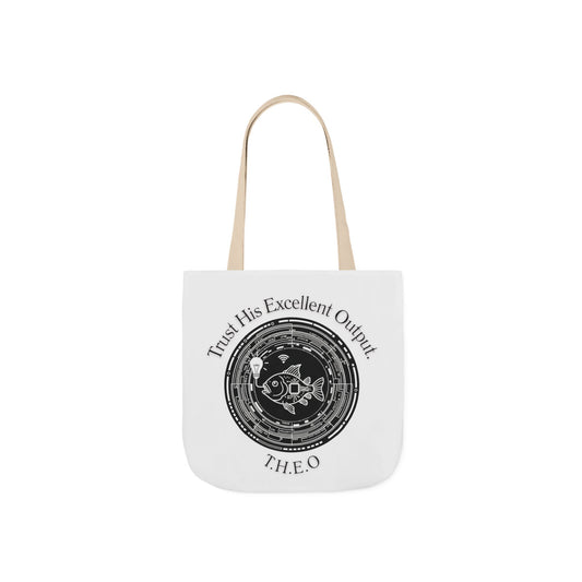 Aesthetic canvas tote bag with custom acrostic name art. Durable, eco-friendly reusable cotton bag featuring a personalized initial quote and minimalist design for sustainable everyday fashion.