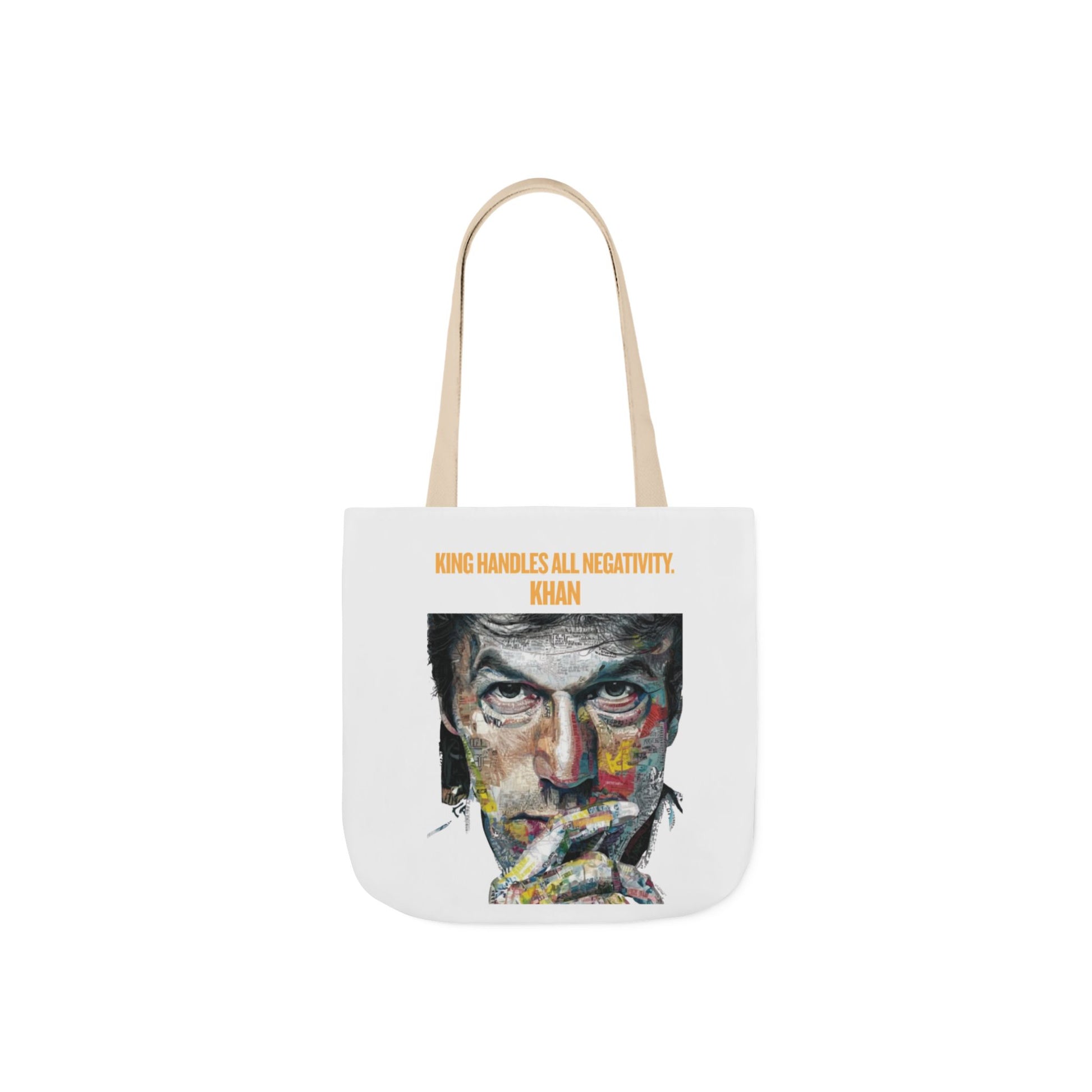 Aesthetic canvas tote bag with custom acrostic name art. Durable, eco-friendly reusable cotton bag featuring a personalized initial quote and minimalist design for sustainable everyday fashion.