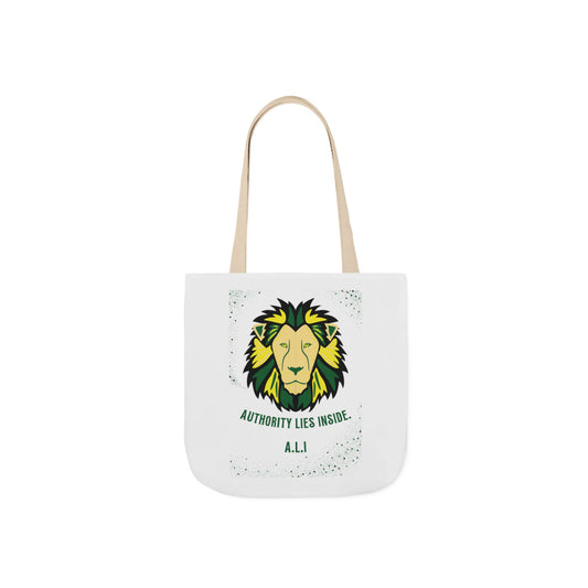 Aesthetic canvas tote bag with custom acrostic name art. Durable, eco-friendly reusable cotton bag featuring a personalized initial quote and minimalist design for sustainable everyday fashion.