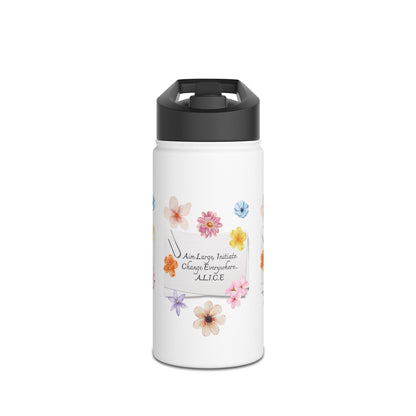 The perfect personalized gift for birthdays or gyms. Custom H2 Aura water bottles with unique initial designs. Durable, BPA-free, and vacuum insulated.