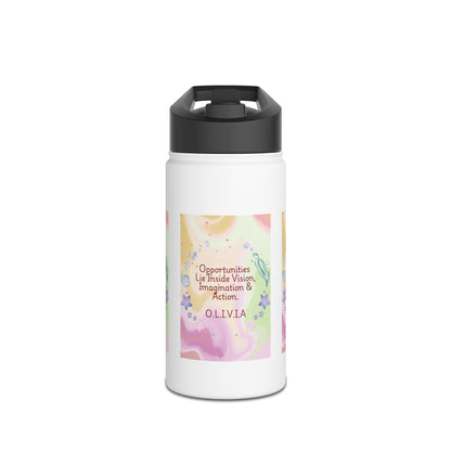 The perfect personalized gift for birthdays or gyms. Custom H2 Aura water bottles with unique initial designs. Durable, BPA-free, and vacuum insulated.