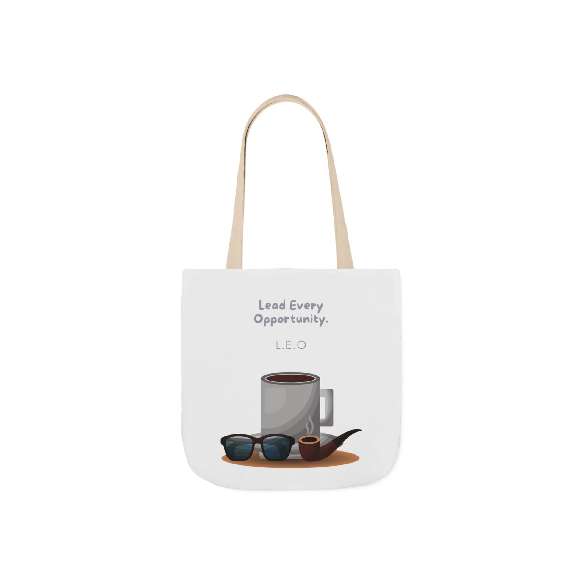 Aesthetic canvas tote bag with custom acrostic name art. Durable, eco-friendly reusable cotton bag featuring a personalized initial quote and minimalist design for sustainable everyday fashion.