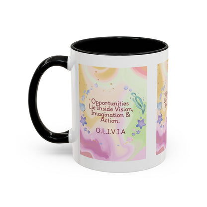 H2 Aura personalized ceramic mug featuring a custom name initial quote and artistic portrait. A unique, high-quality gift that turns a name into a one-of-a-kind statement for daily use.