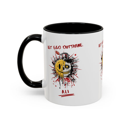 H2 Aura personalized ceramic mug featuring a custom name initial quote and artistic portrait. A unique, high-quality gift that turns a name into a one-of-a-kind statement for daily use.